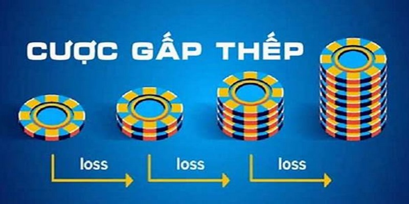 Xóc đĩa gấp thếp là một chiến thuật đặt cược quen thuộc
